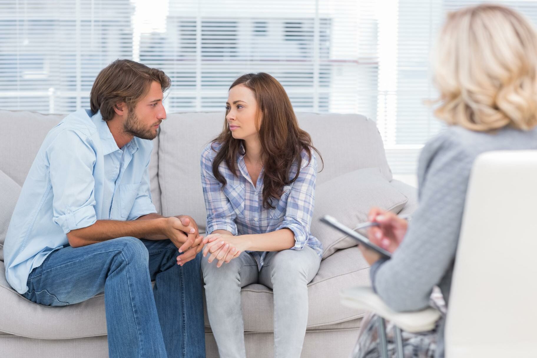 Couple in Couples counseling