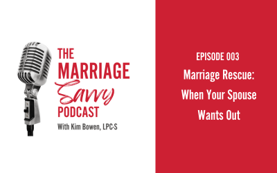 Marriage Rescue – When Your Spouse Wants Out